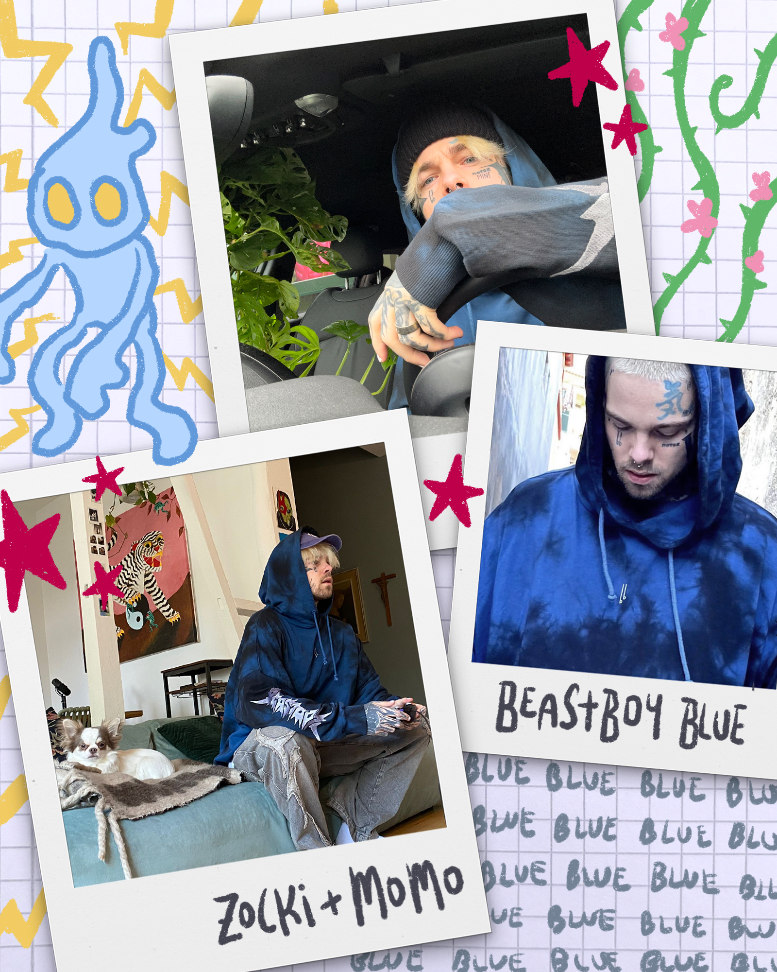 BE4STBOY BLUE | Hoodie