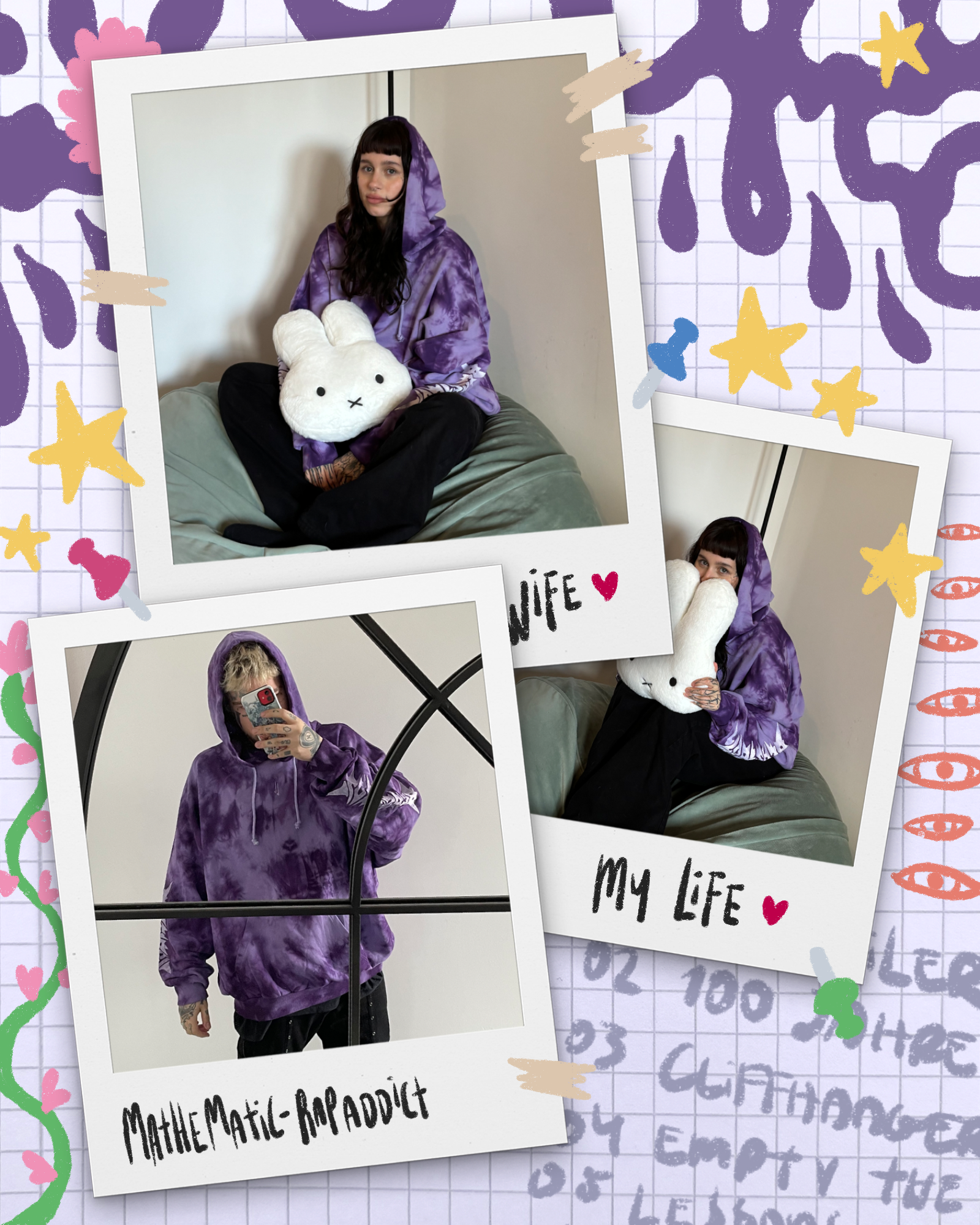 BE4STBOY PURPLE | Hoodie